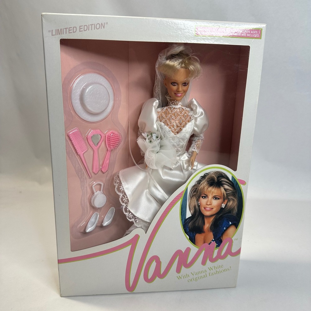 Vanna White Limited Edition Doll Vintage Wedding Gown Original Fashions NIB
